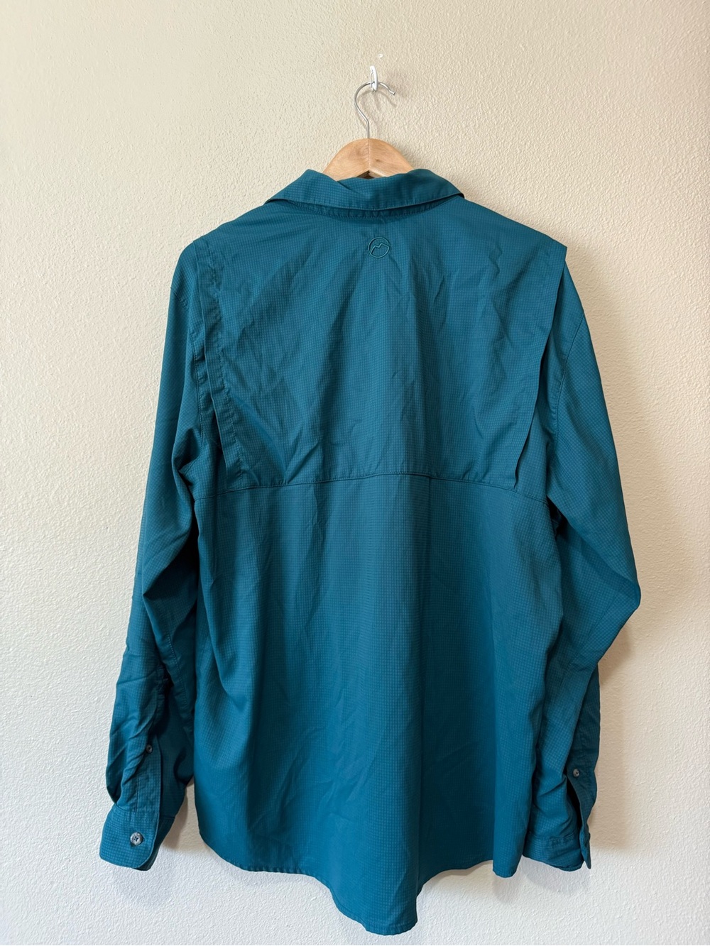 Magellan Outdoors Men's Teal Lightweight Button-Front Shirt Jacket - Picture 2 of 4